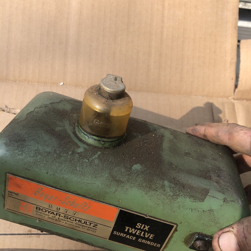 BOYAR SCHULTZ SURFACE GRINDER 612 COVER