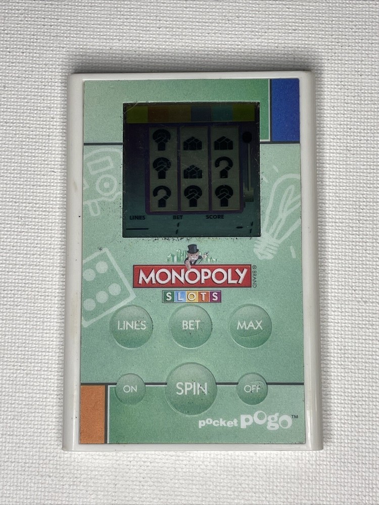 Monopoly Slots Pocket Pogo Electronic Handheld 2009 WORKS