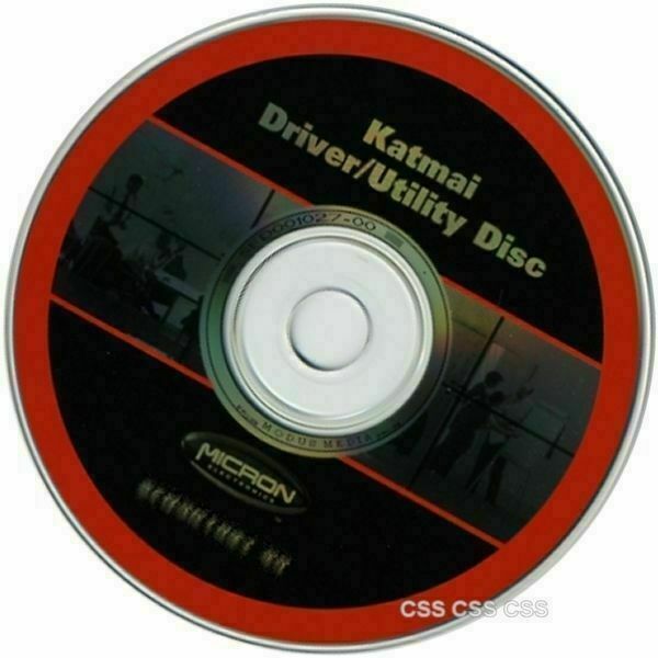 Micron Katmai Driver Utility Disc Software CD