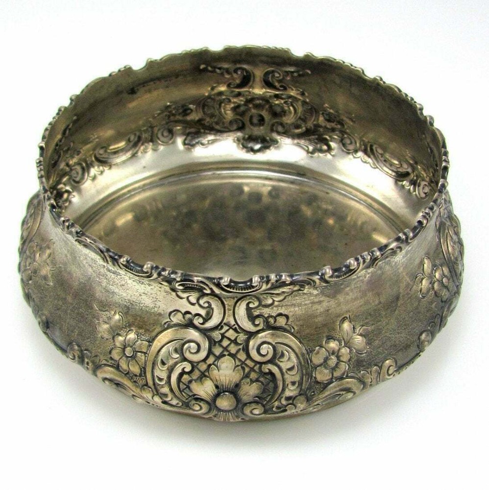 Ferdinand Fuchs & Bros Sterling Silver Repousse Bowl