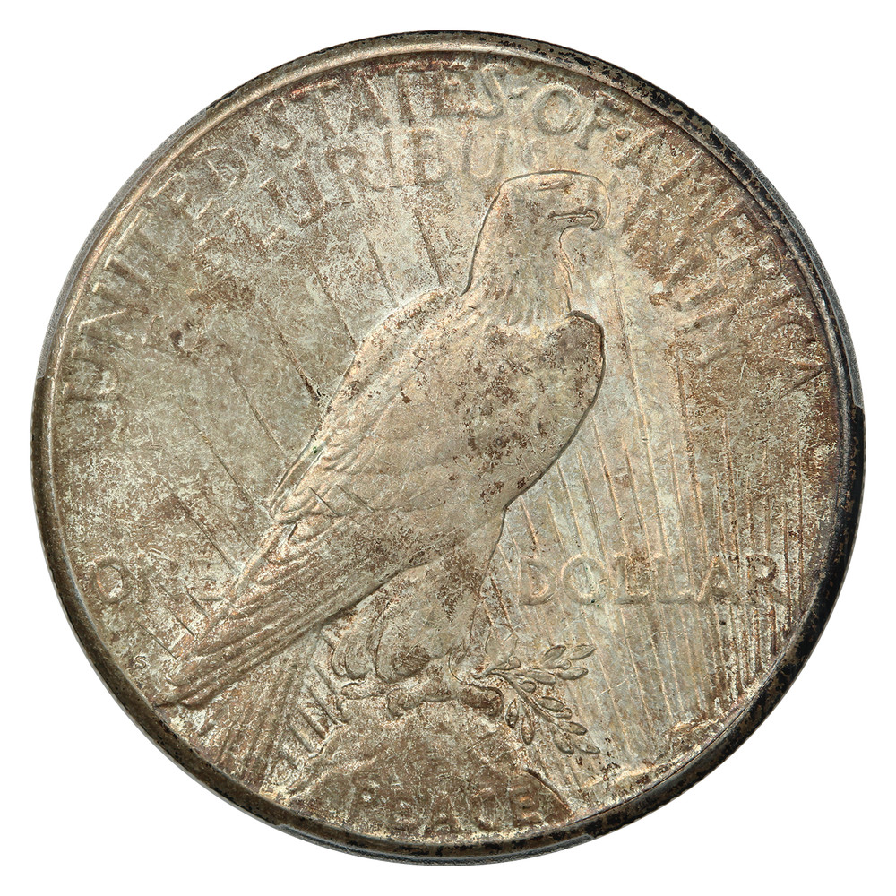 1922-S $1 PCGS/CAC AU58 - Peace Dollar