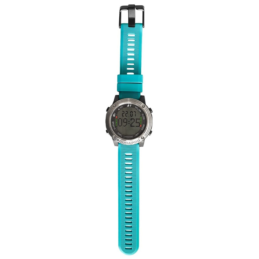 Scubapro Aladin A1 & A2 Silicone Strap, Turquoise - Dive Computer Accessory