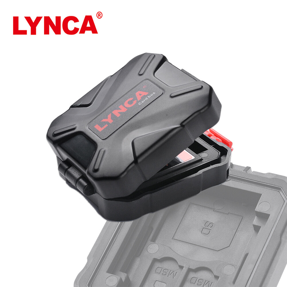 LYNCA Memory Card Case Waterproof Holder Storage Box Sim Micro TF SD Card Case