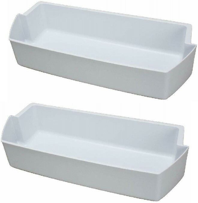 WP2187172 Refrigerator Door Bin Replacement Whirlpool/Kenmore  WHITE 2 Pack