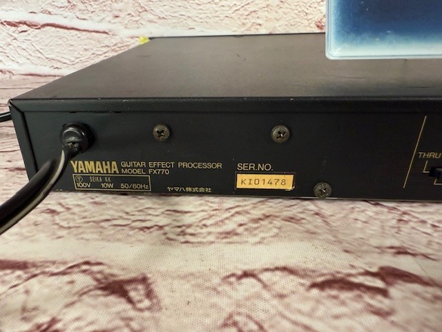 YAMAHA FX770 Multi Effects Processor Rack Unit for Guitar fast ship From japan