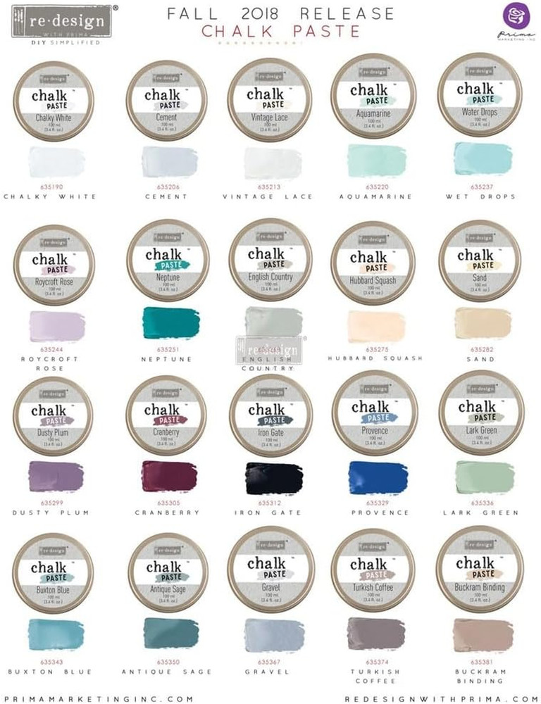 . REDESIGN CHALK PASTE, BUCKRAM BINDING