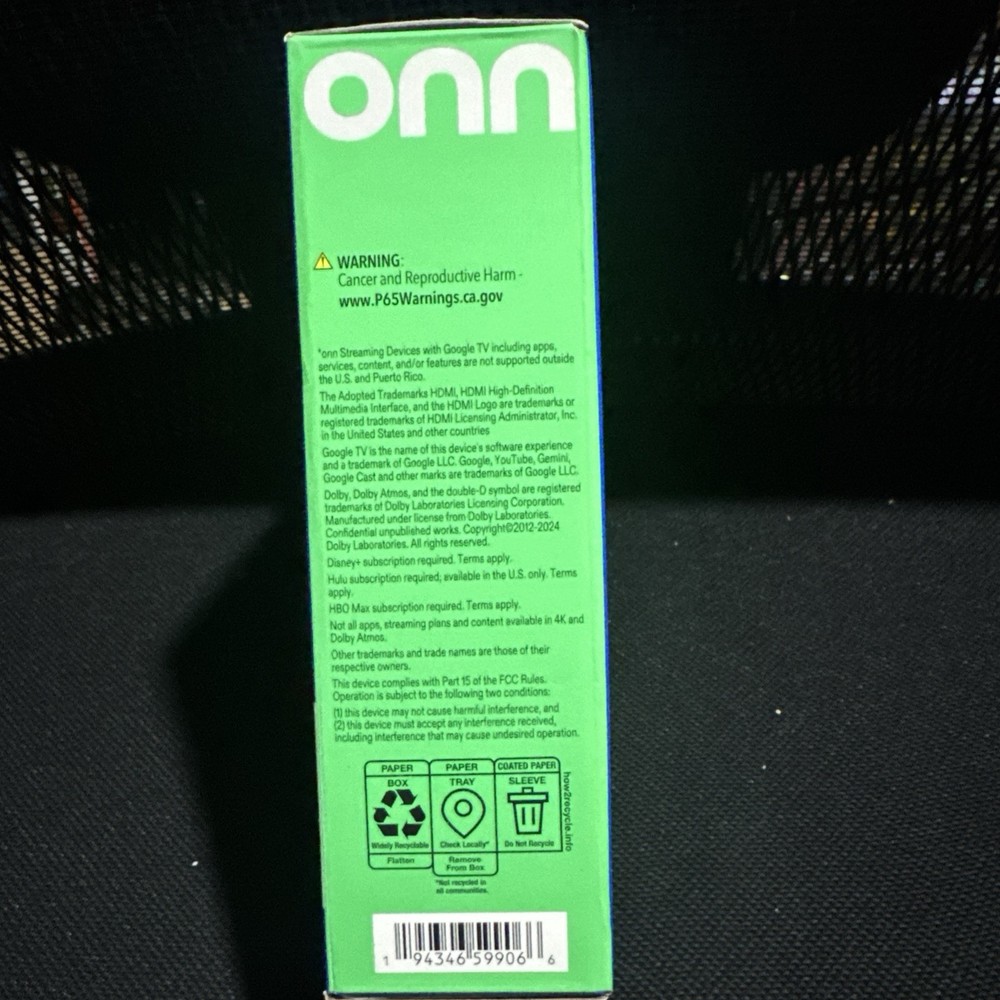 onn Google TV 4K Streaming Device (2026 Version)