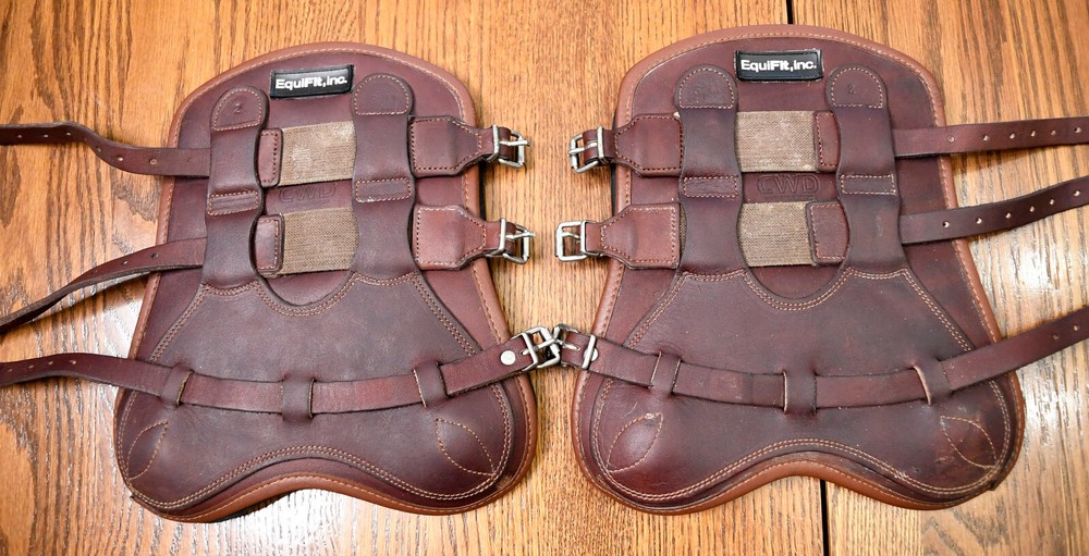 Equifit CWD, Luxe leather open front boots brown size 2 $317 matches saddle