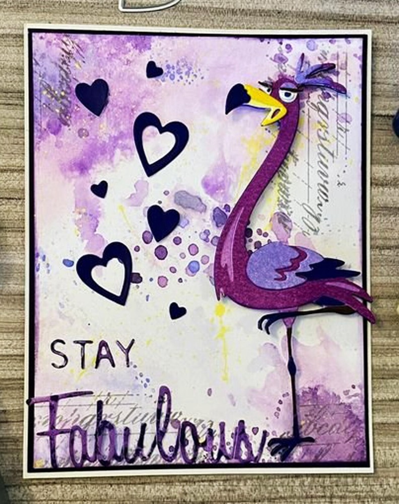 Sizzix Thinlits 9pc set - Gladys Colorize #665851 Retail $24.99 design Tim Holtz