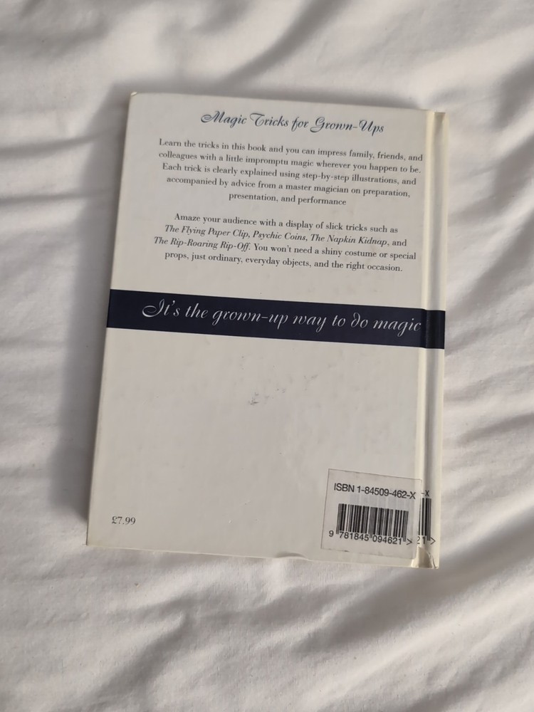 Magic Tricks for Grown Ups By Jon Tremaine