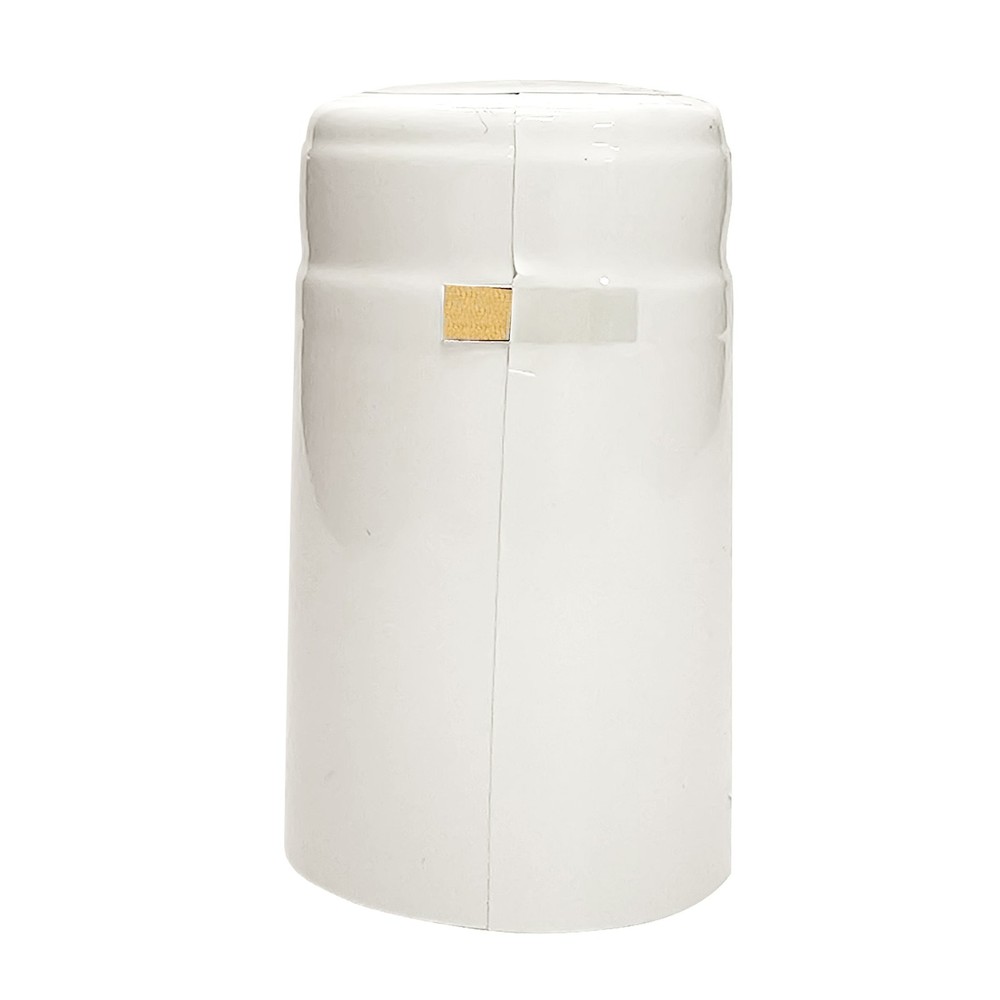 White PVC Shrink Capsules-500 Count