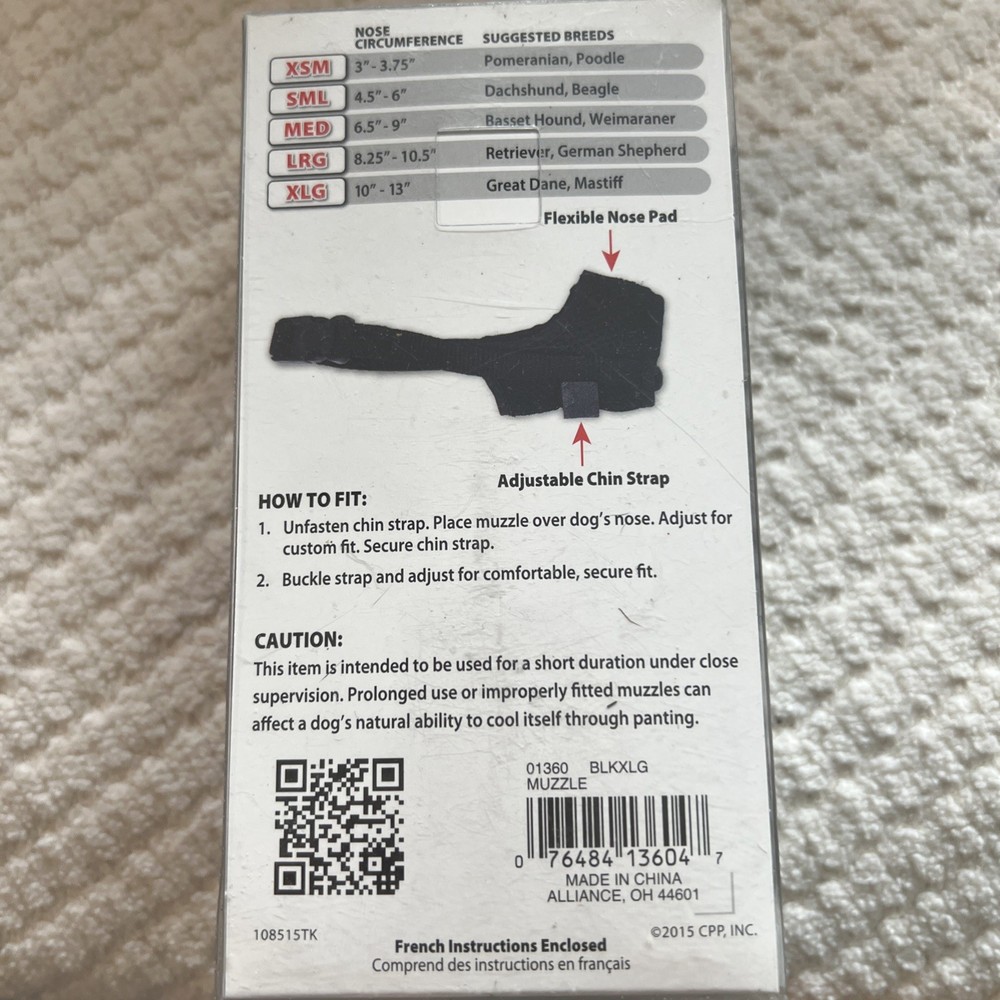 Best Fit Adjustable Comfort Muzzle