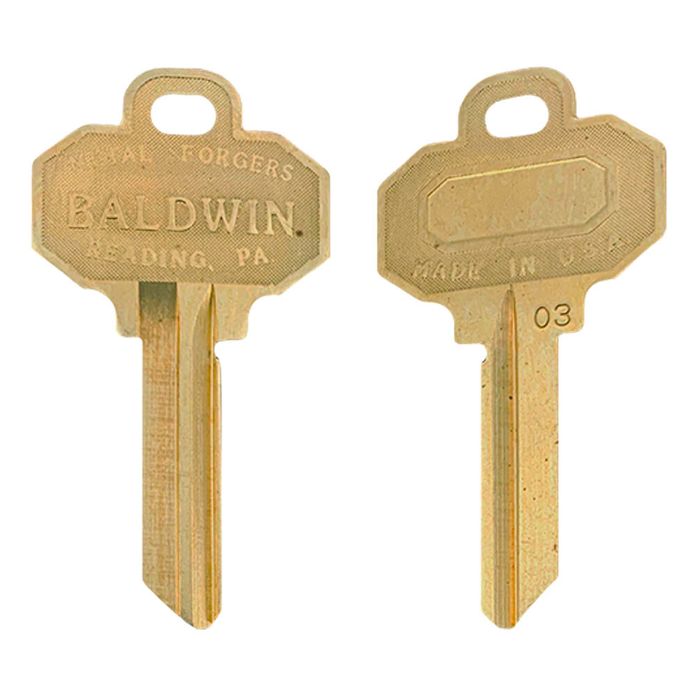 708 Key Blank – Brass