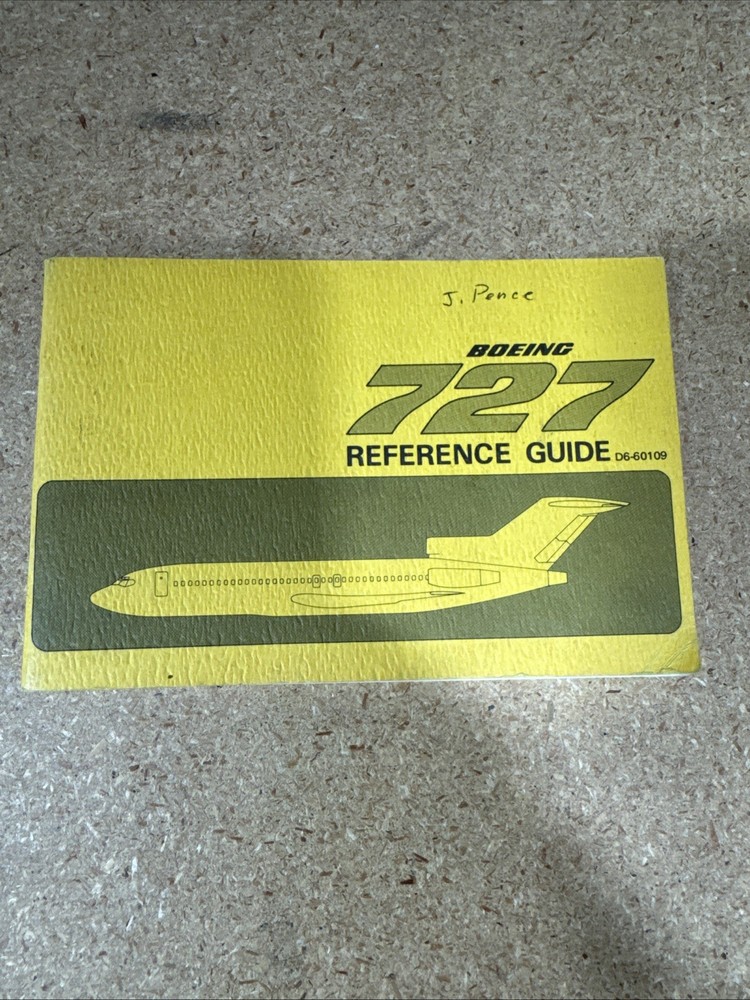 Lot Of 5 Vintage Boeing Reference Guide