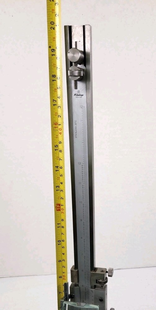 MITUTOYO VERNIER HIGHT CALIPERS 18" STAINLESS 20ºC
