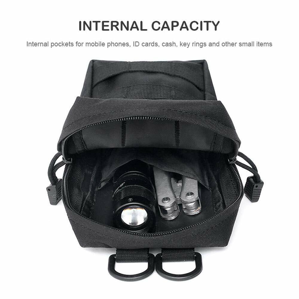 Tactical MOLLE Pouch Multi-Purpose Compact EDC Utility Pouch Admin Organizer