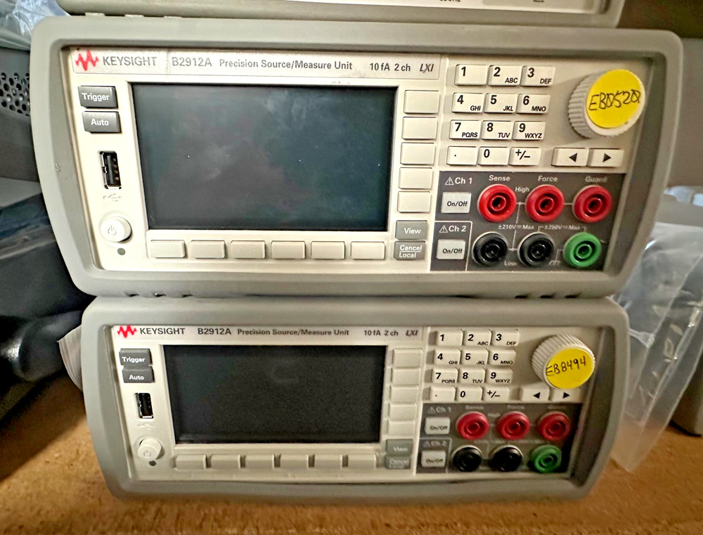 KEYSIGHT B2912A Precision Source/Measure Unit 2 ch, 10 fA