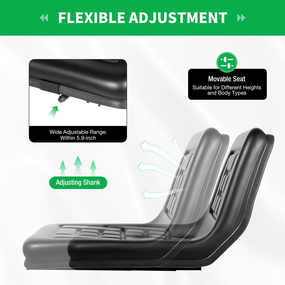 Waterproof Universal Forklift Seat Great replacement Seat For Tractor Forklift