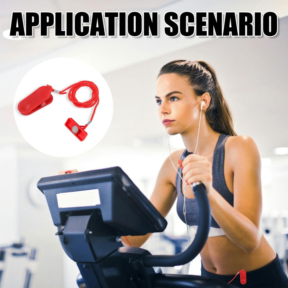 Treadmill Magnet Safety Key Replacement, Universal red