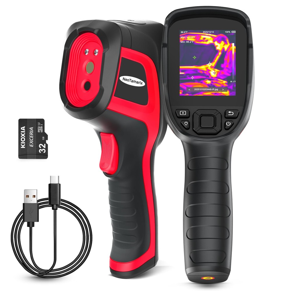 Handheld Thermal Imaging Camera with 2MP Visual Camera, 512x384 Super Resolut...