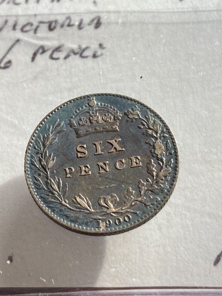 1900 Great Britain 6 Six Pence