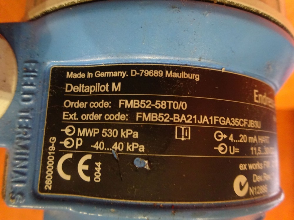 Endress Hauser deltapilot M FMB52