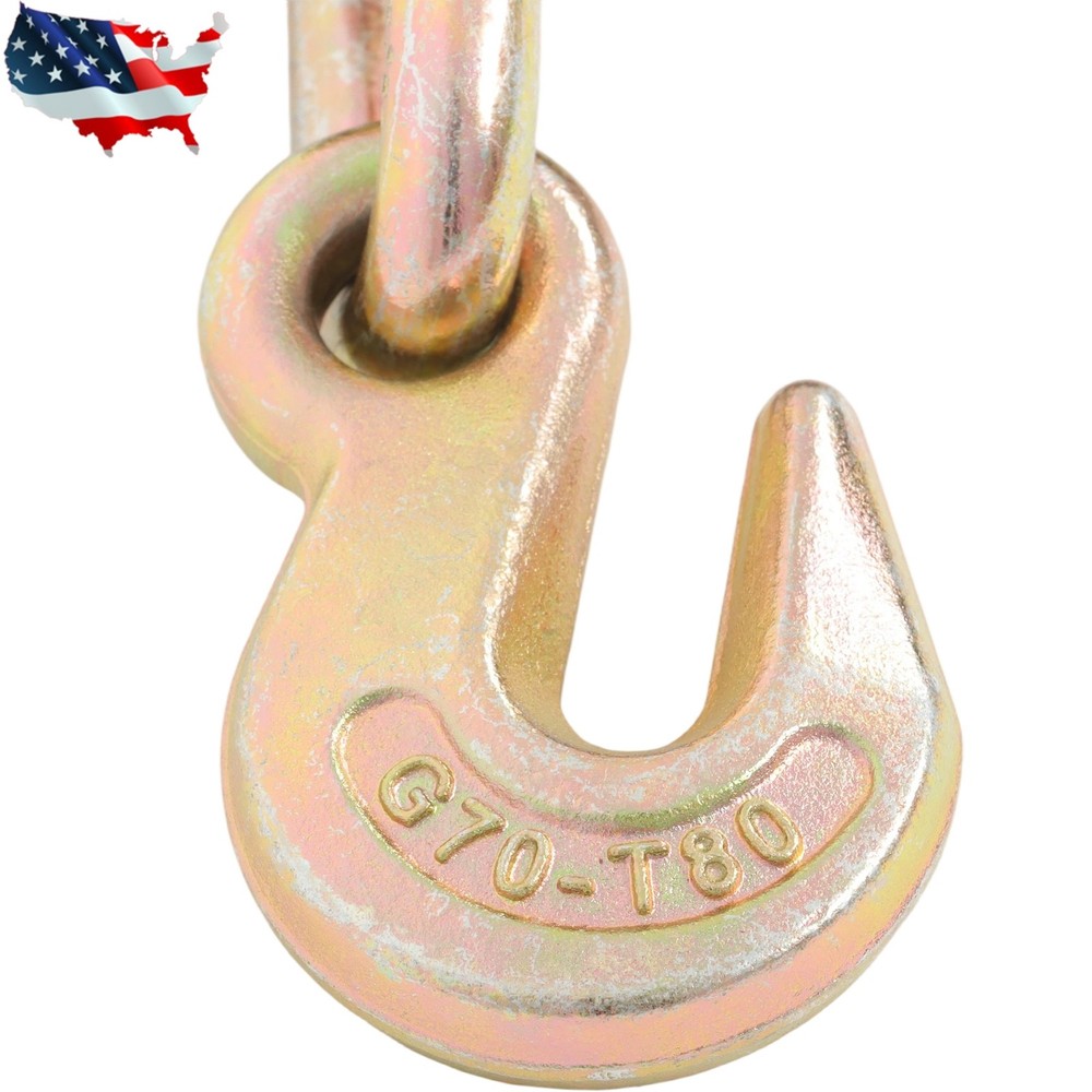 G70 7100LBS 4 Pack Folding Handle Load Binder W/2 Grab Hooks For 5/16-3/8in