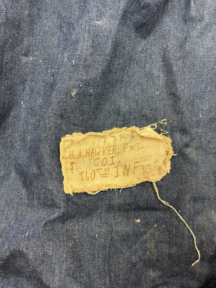 World War 2 Denim Laundry Bag