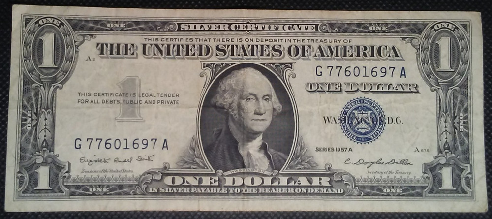 1957 A Silver Certificate NOTE