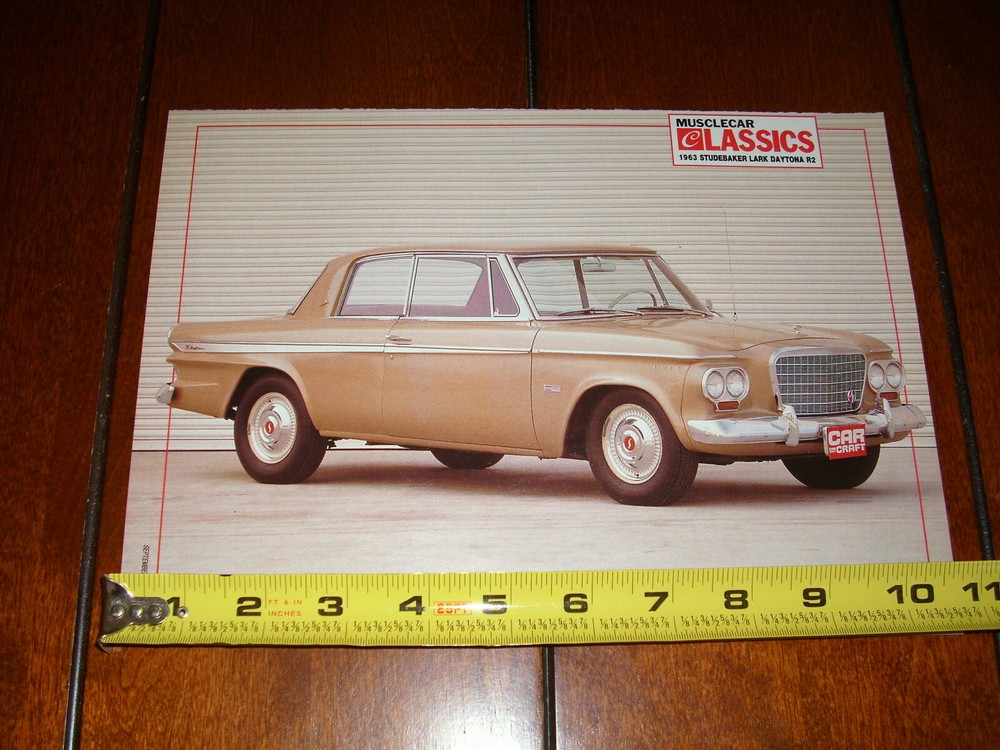 1963 STUDEBAKER LARK DAYTONA R2 ORIGINAL 1989 ARTICLE