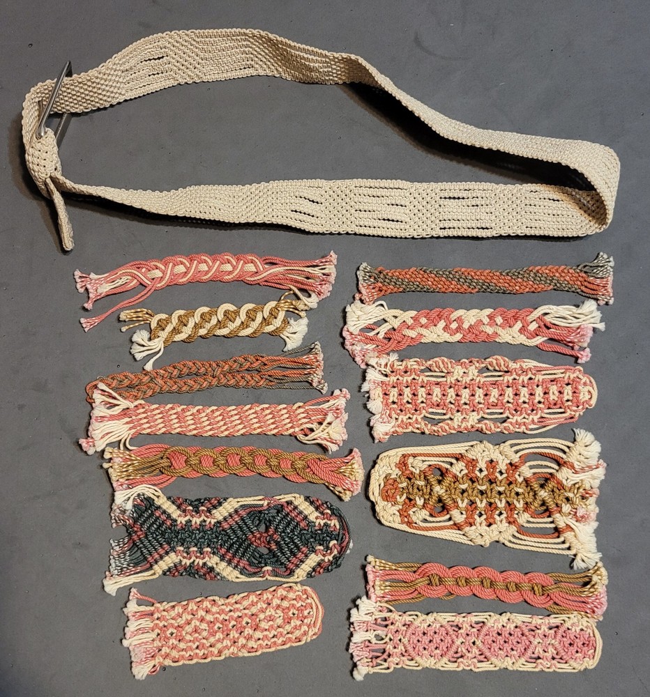 Miscellaneous Macrame Pieces