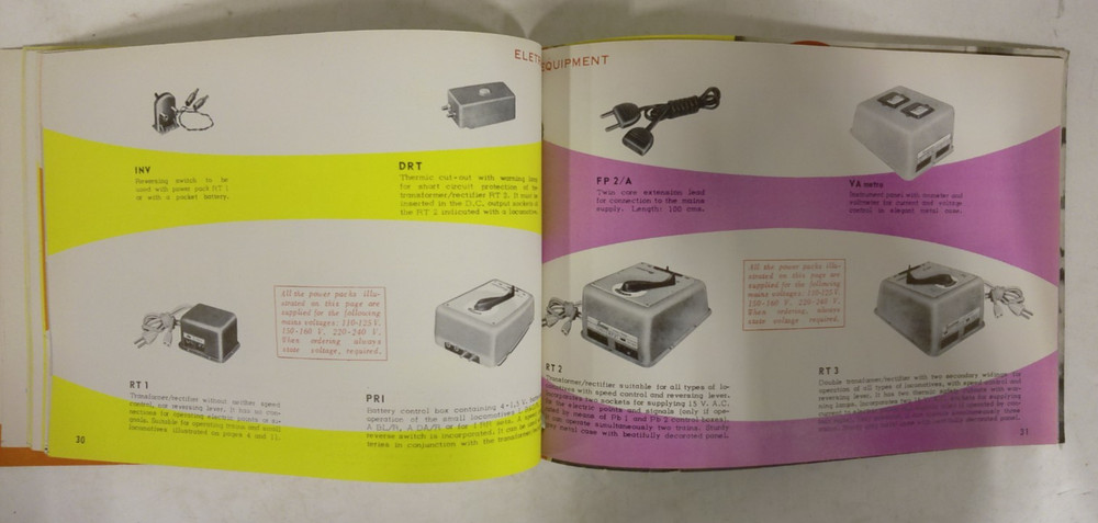 Rivarossi HO Scale 1959 General Catalog