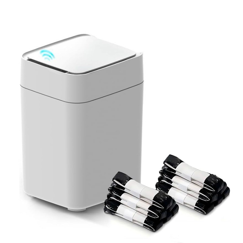 Automatic Self Changing Trash Can,Self Sealing Trash can,Self Bagging Motion