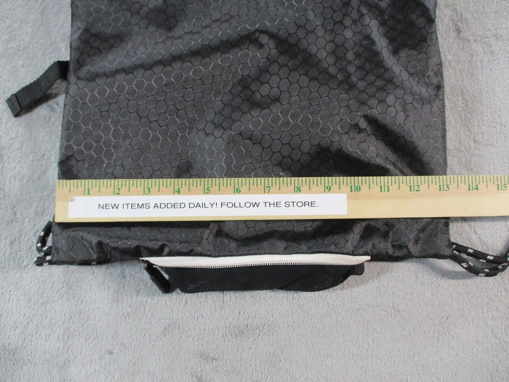 Franklin Baseball Drawstring Bag Black Red Pockets Shoe Compartment Softball GUC