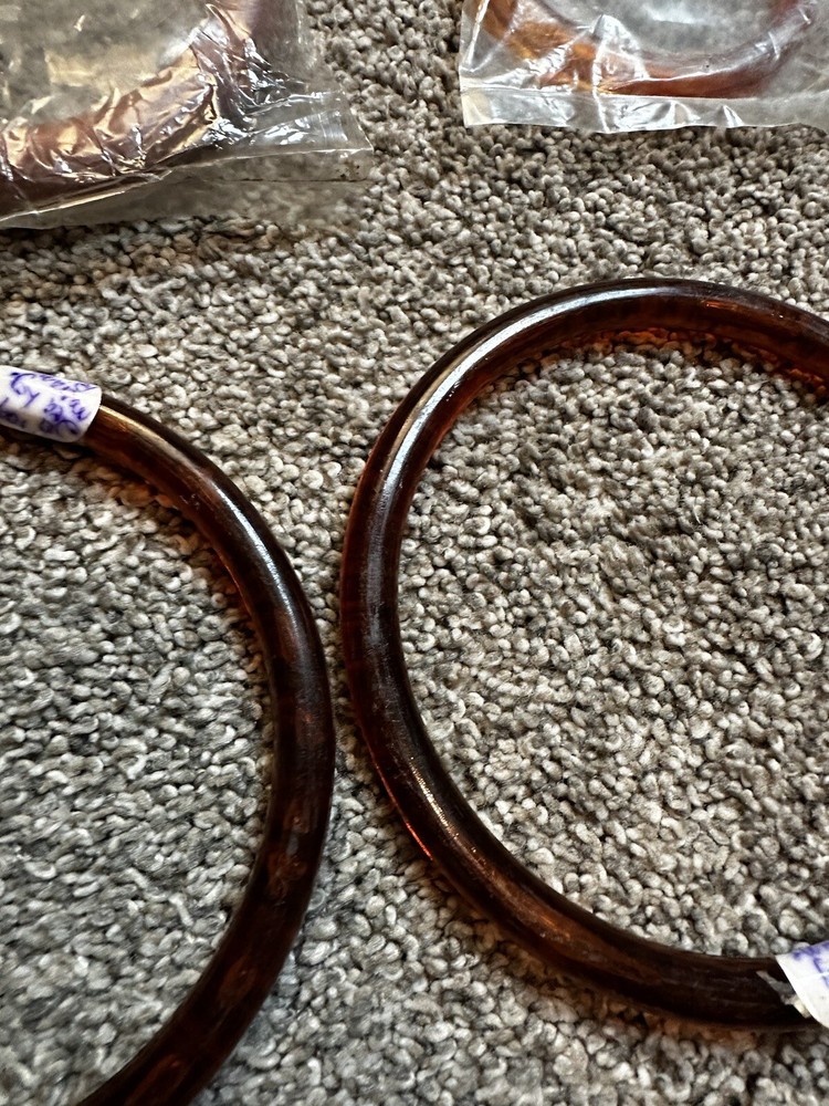 Vintage Macrame Accessories Rings Beads