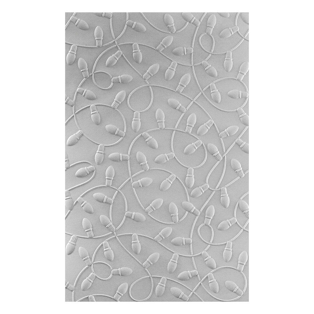 Spellbinders 3D Embossing Folder - Holiday Lights, E3D-107