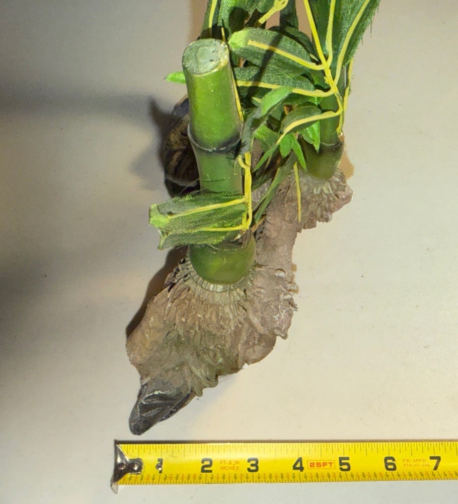 Artificial Bamboo Aquarium Ornament - 11” Tall x 11.5”