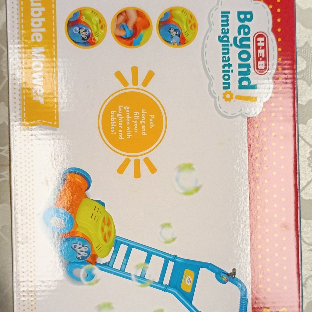 H-E-B Beyond Imagination Bubble Mower Toy Multicolor 3+ Years MPN 5359