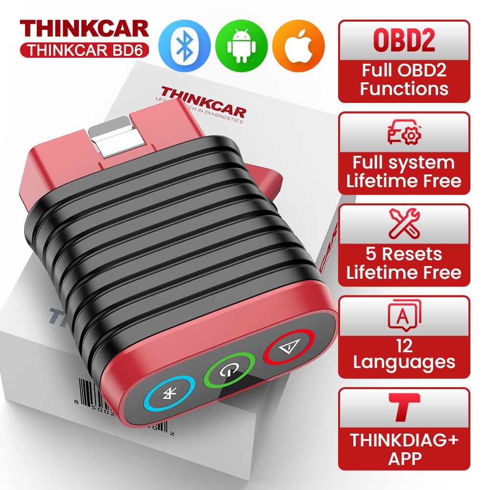 Thinkcar BD6 Full System OBD2 Scanner Bluetooth All System Diagnostic Scan Tool