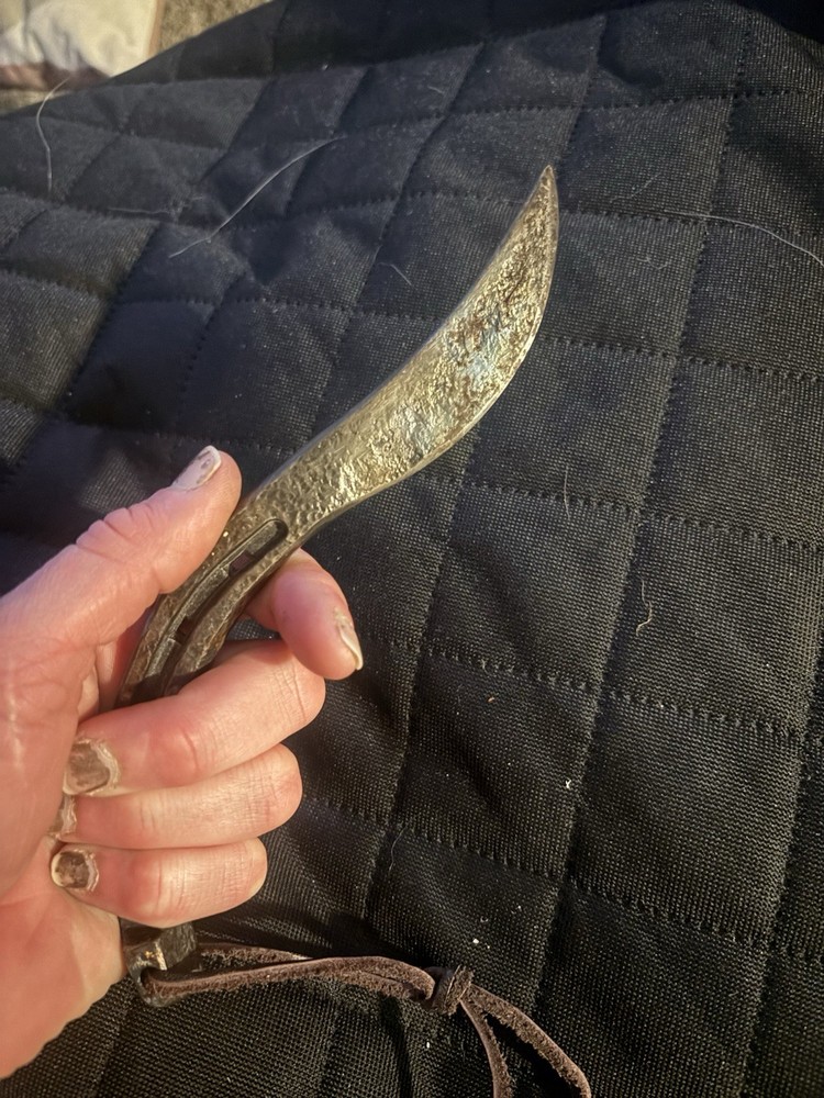 Custom Handmade horseshoe blade
