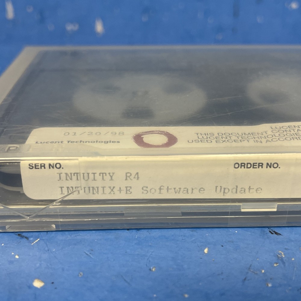 LUCENT TECHNOLOGIES 0714111797 INTUNIX+E SOFTWARE UPDATE PG-5Y497-01 " READ"