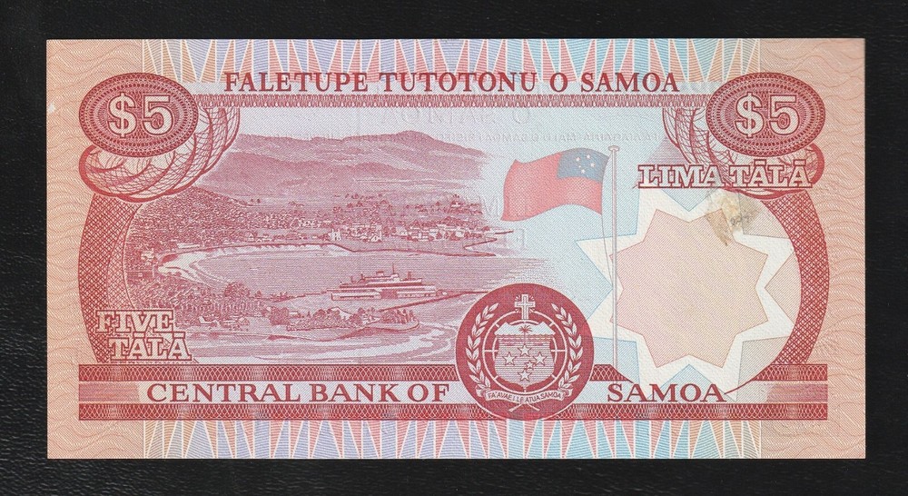 Western Samoa, 5 Tala, ND (2002), P-33, UNC Banknote
