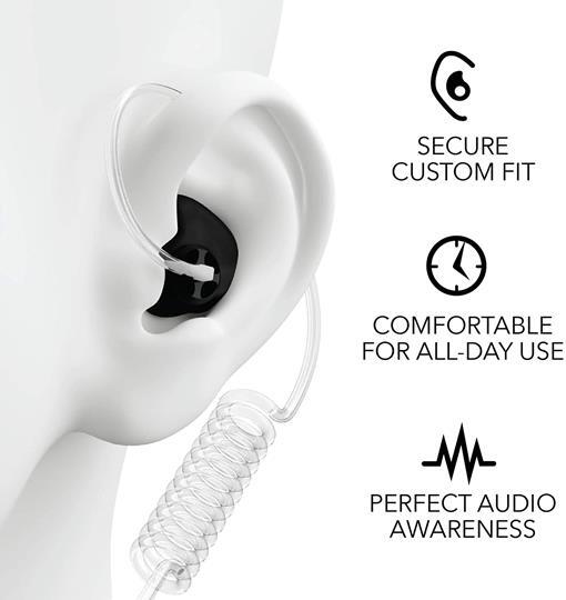 Decibullz Surveillance Earpieces + Awareness | Black