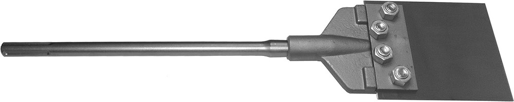 6" Wide SDS-MAX Floor Scraper System with SURE-LOCK Fasteners/Remove Ceramic Til