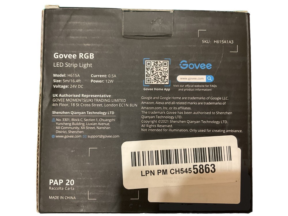 Govee RGB LED Strip Lights