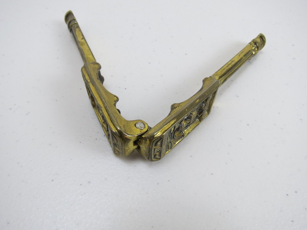 Vintage Brass William Shakespeare Nutcracker Marked England - 5"