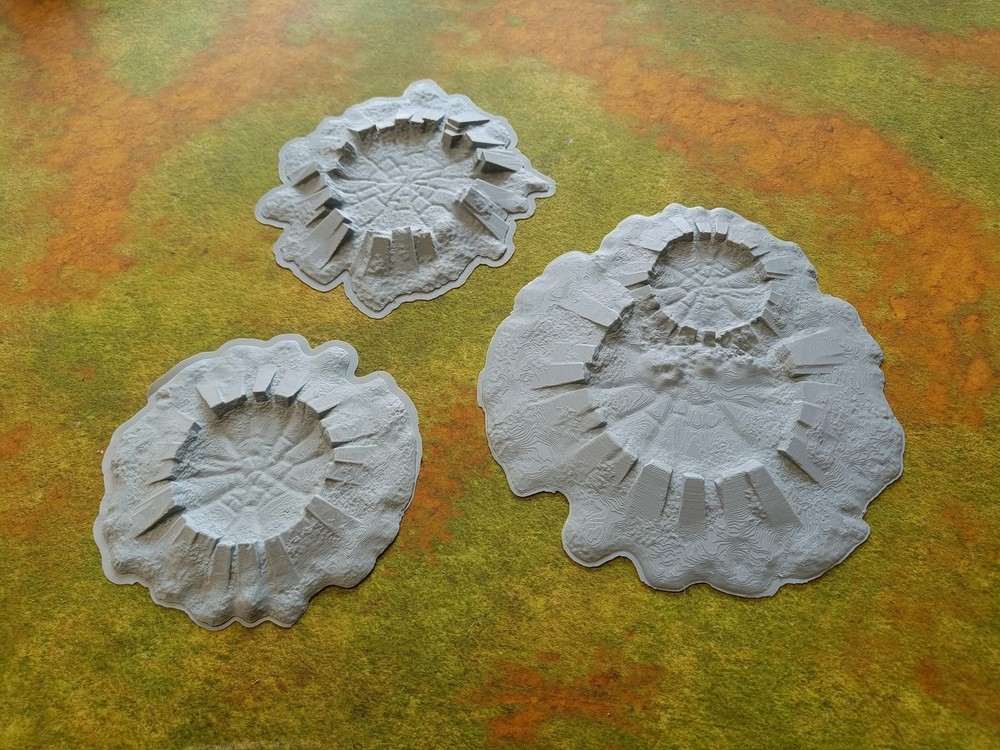 Battlefield Large Craters Fantasy / Sci-fi WW2