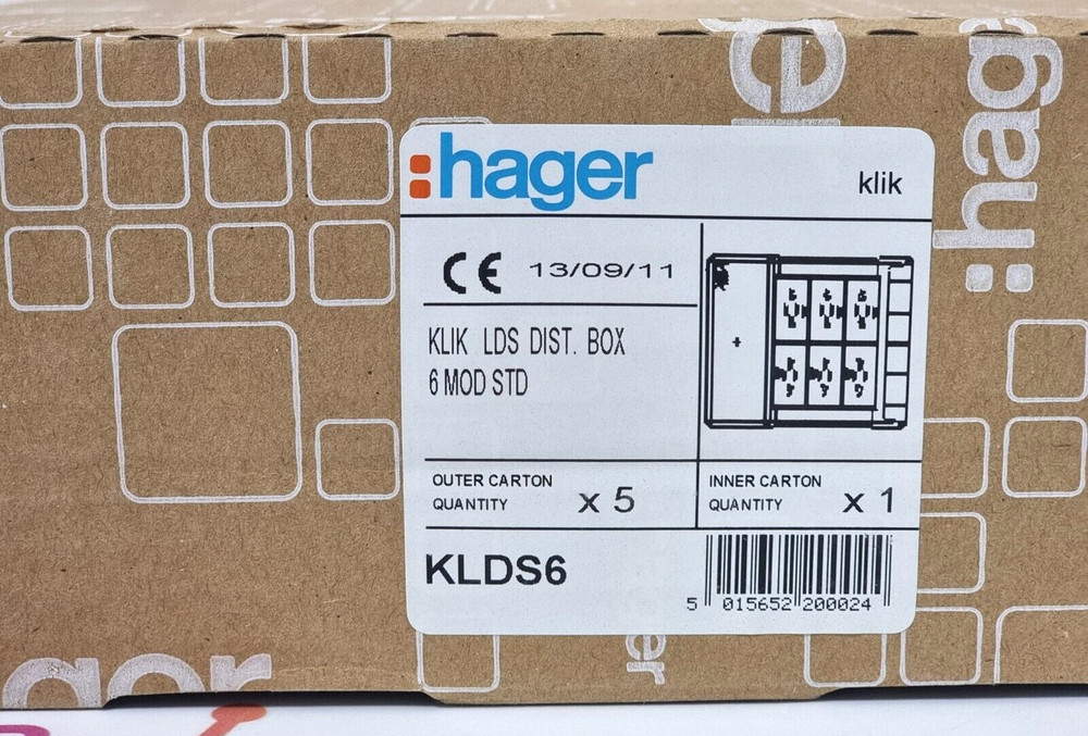 HAGER KLIK KLDS6 Lighting Distribution Unit