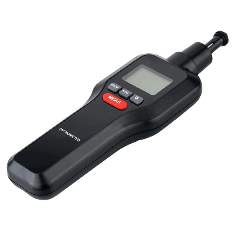 HtT522 Tachometer High-Precision 2-In-1 Contact and Optical Tachometer