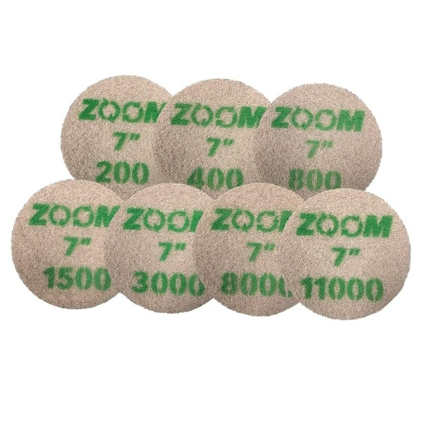 Zoom Pads (7") Diamond 800 Grit